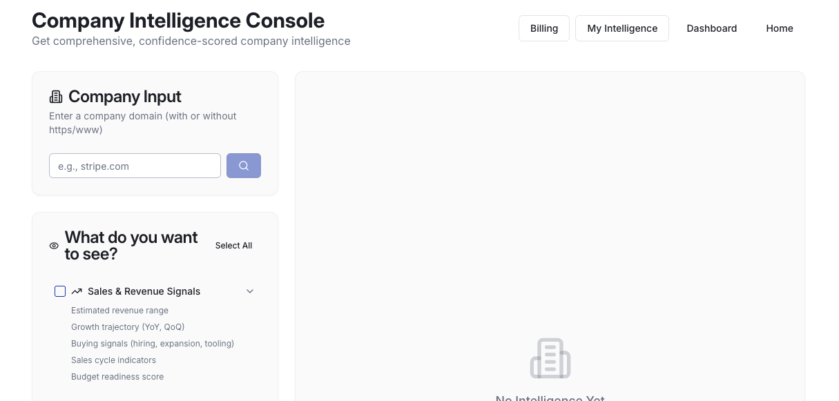 CompanyIntel.io gallery image
