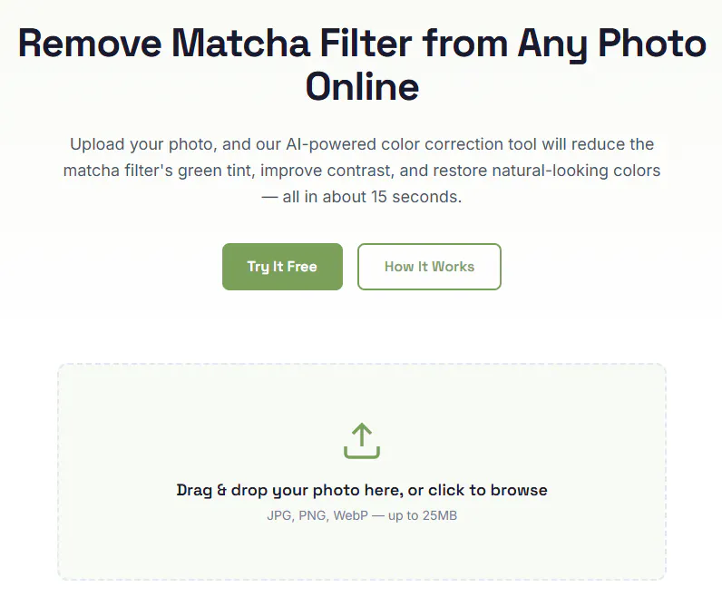 Matcha Filter Remover gallery image