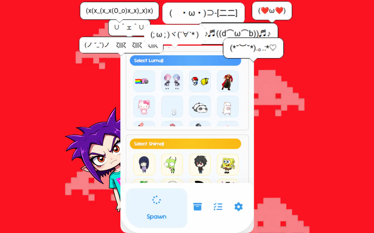 Shimeji & GIF Interactive Browser Pets gallery image