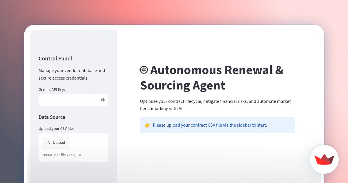 Autonomous Renewal & Sourcing Agent gallery image