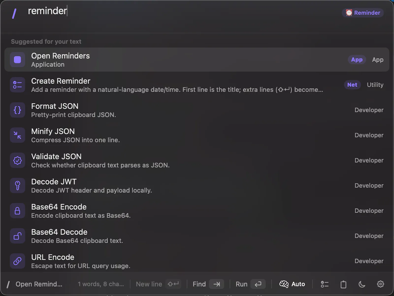 Slashbar screenshot 4