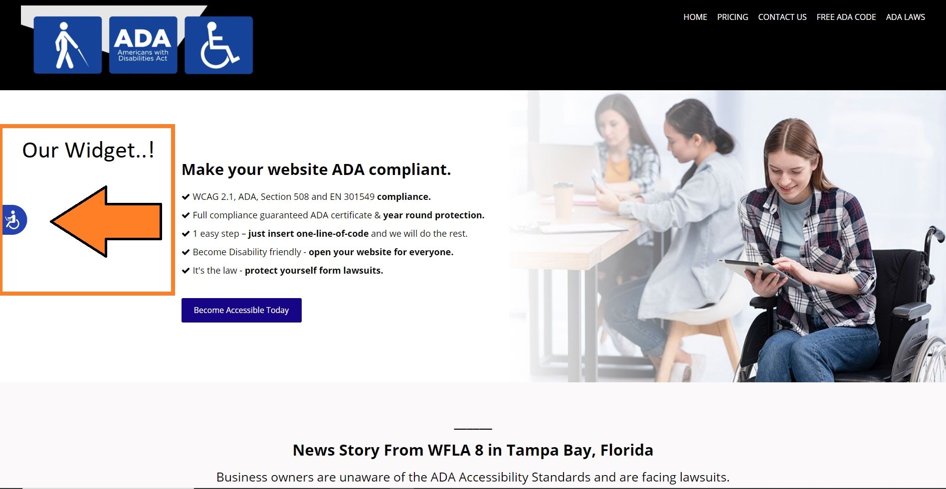 ADA Website Compliant Widget gallery image