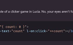 Lucia - 3kB Vue-like JavaScript Library media 2
