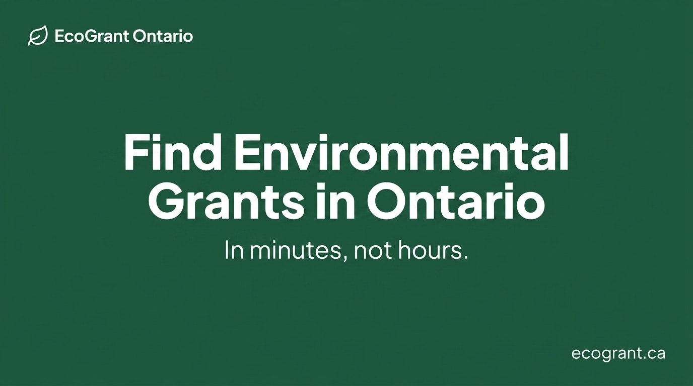 EcoGrant Ontario gallery image