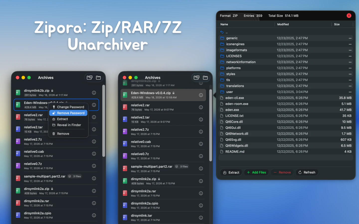 Zipora screenshot 1