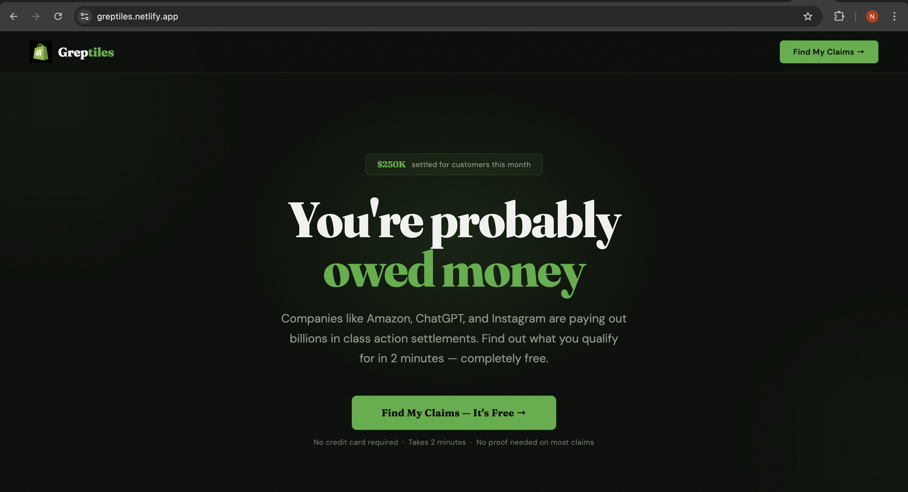 Greptiles - Main product screenshot demonstrating key features and user interface