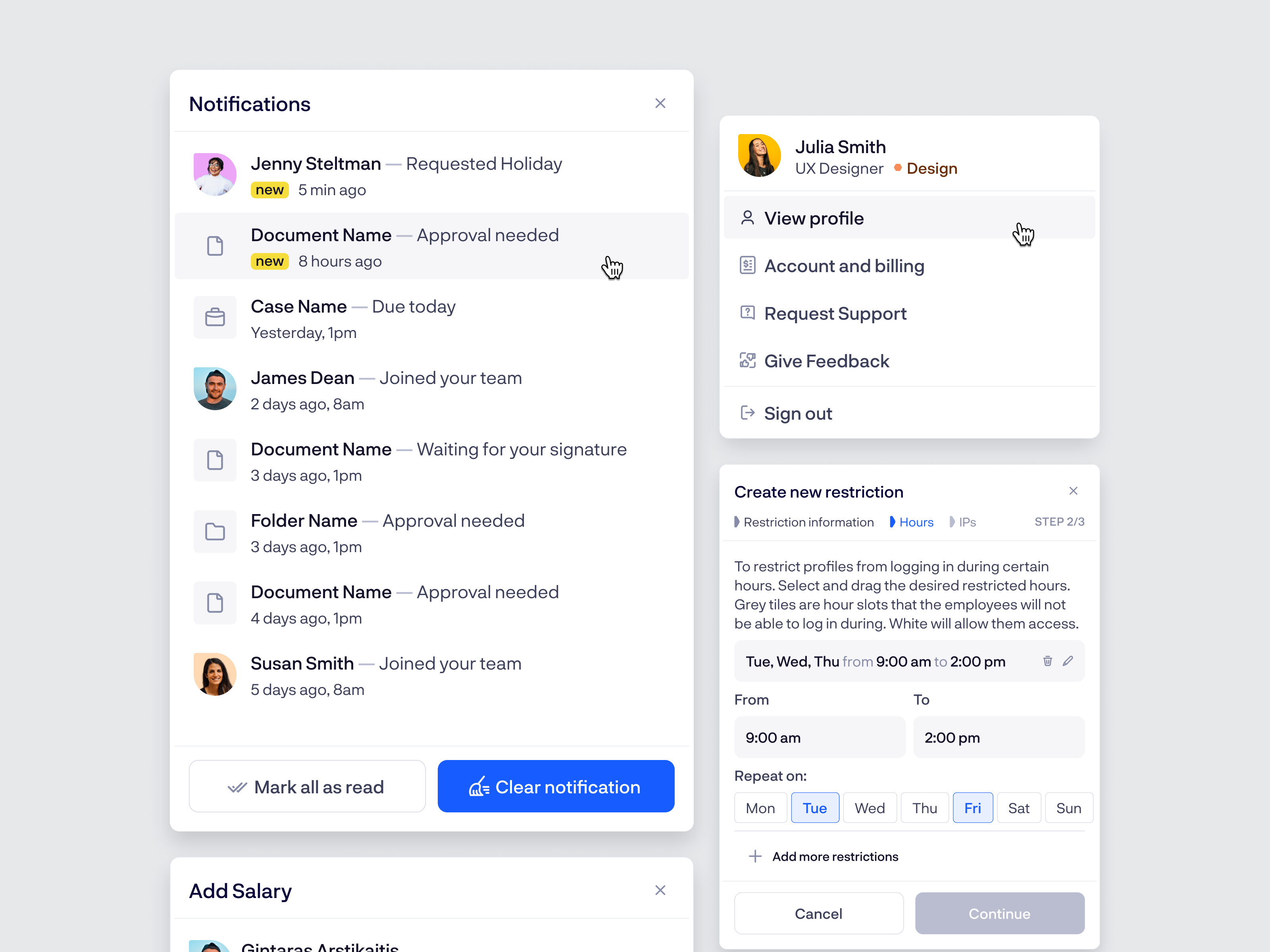 ชุด SaaS UI media 7