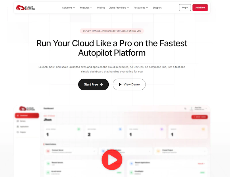 CloudRaptor screenshot 2