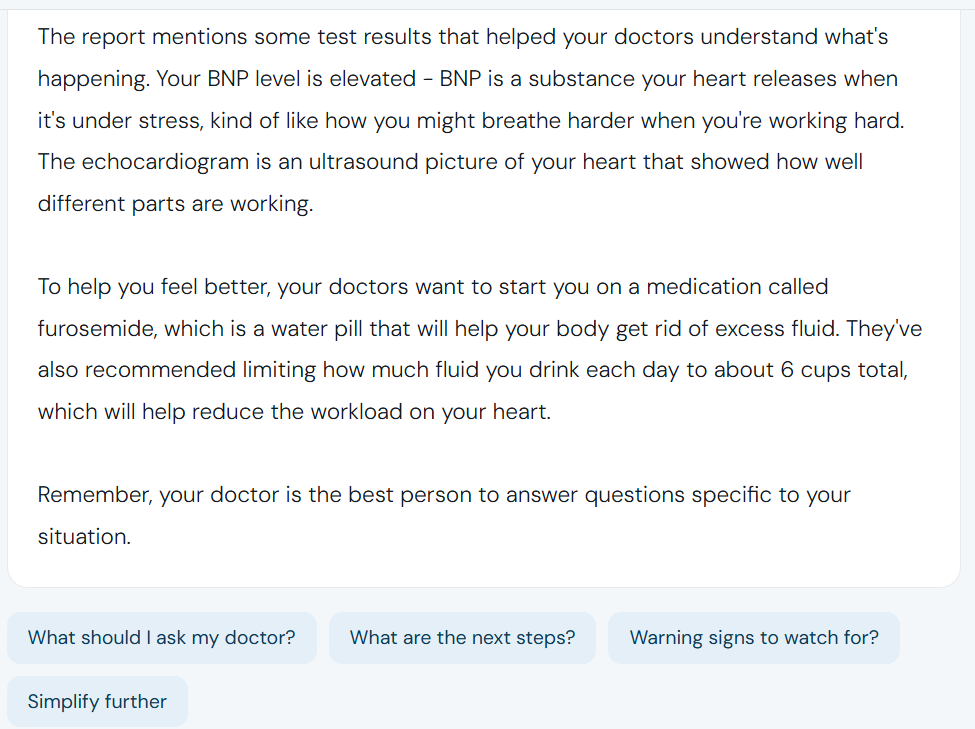 MedClear AI gallery image