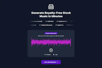 StockmusicGPT: AI Stock Music Generator gallery image