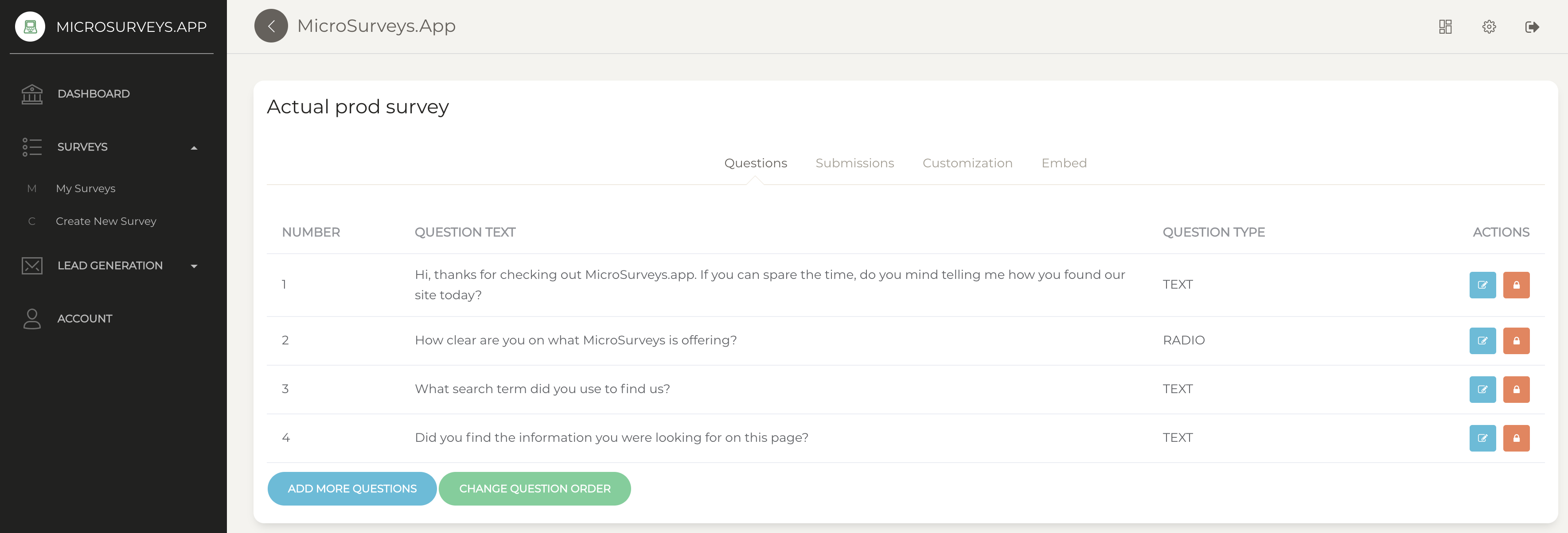 MicroSurveys.app gallery image