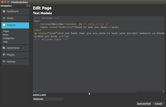 FlatSiteBuilder gallery image