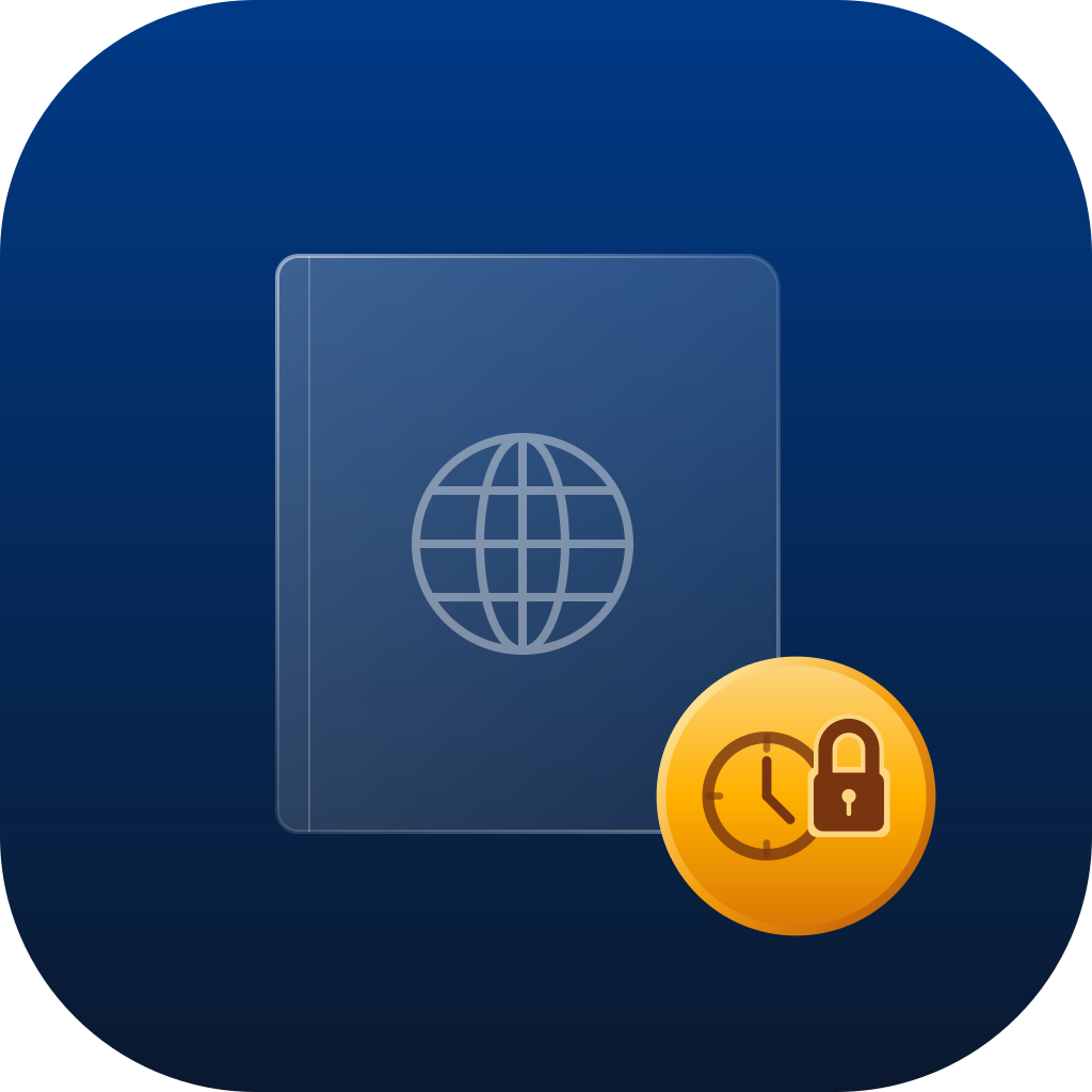 Travel Document Vault - Product Hunt launch logo and brand identity