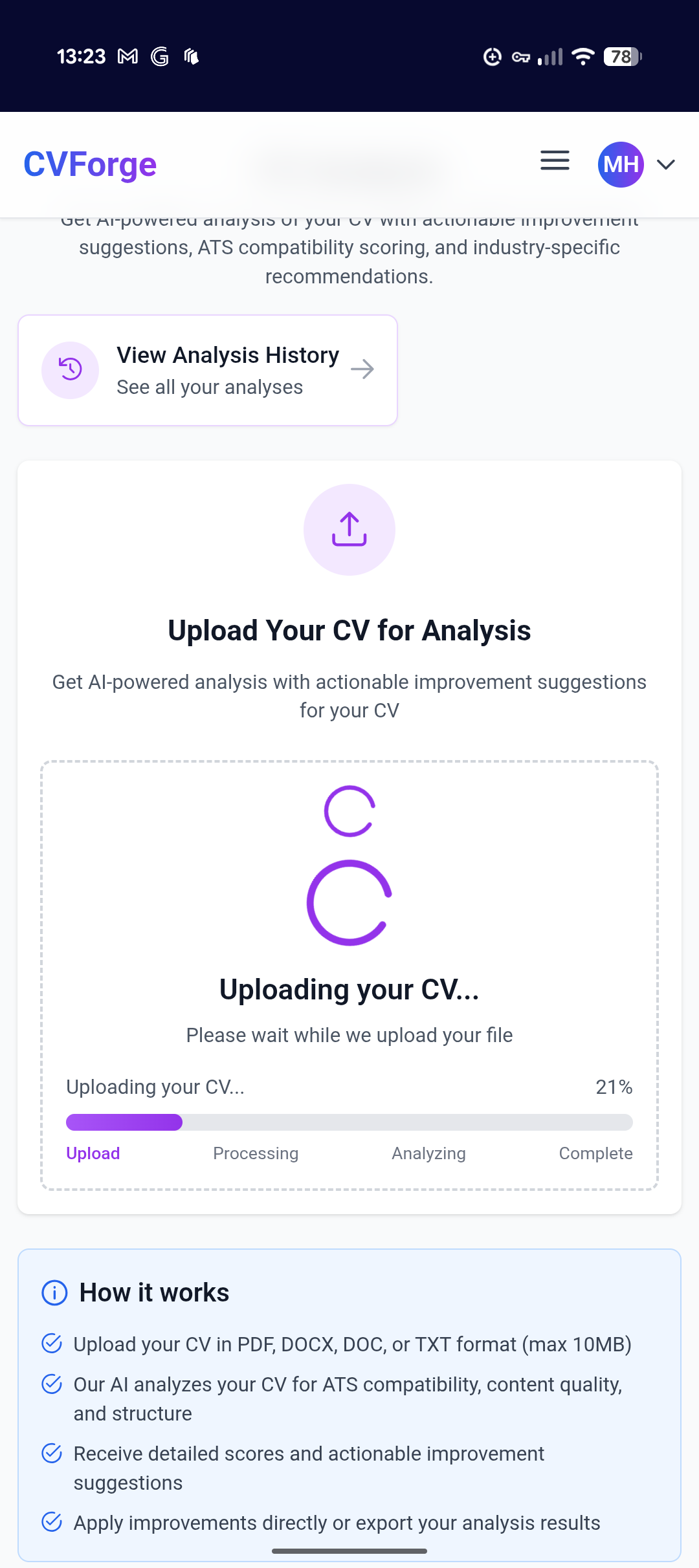 CVForge gallery image