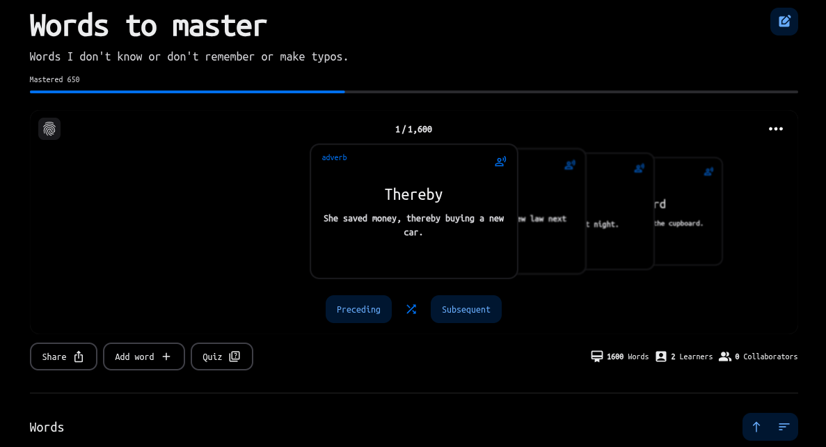 WordUni - Screenshot 5 showing product features and functionality