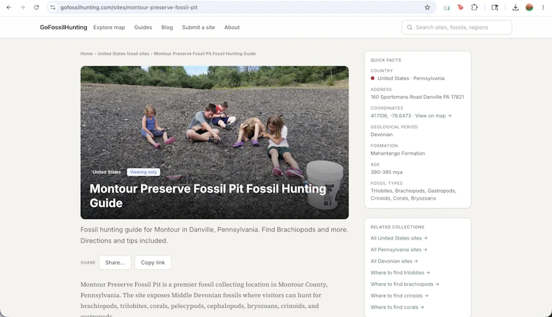 GoFossilHunting screenshot 3
