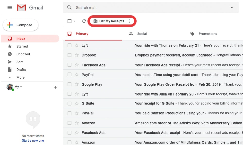 Get My Receipts by cloudHQ gallery image