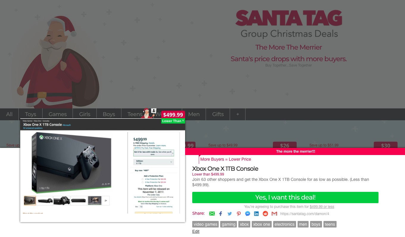Santa Tag gallery image