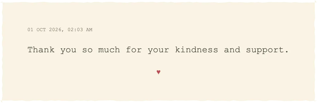 Typed with Love gallery image