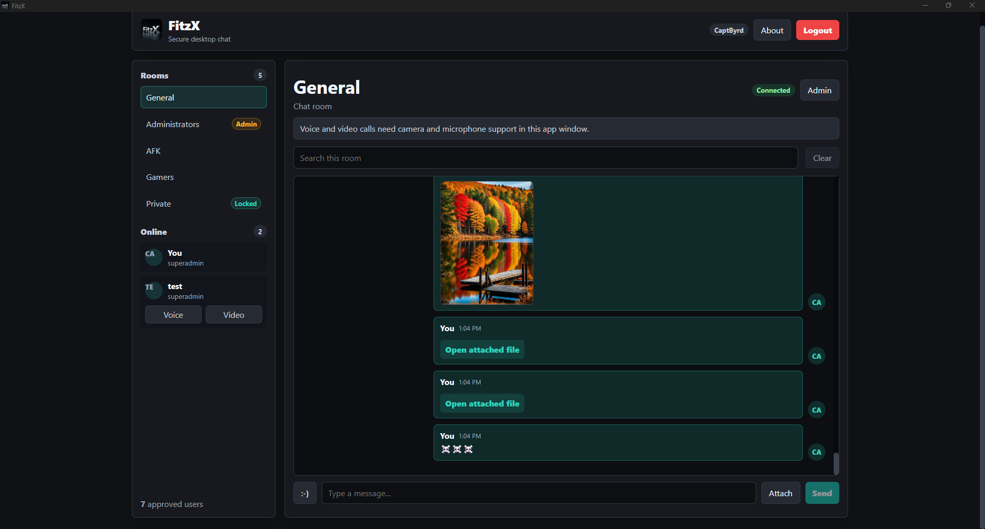 FitzX Chat gallery image