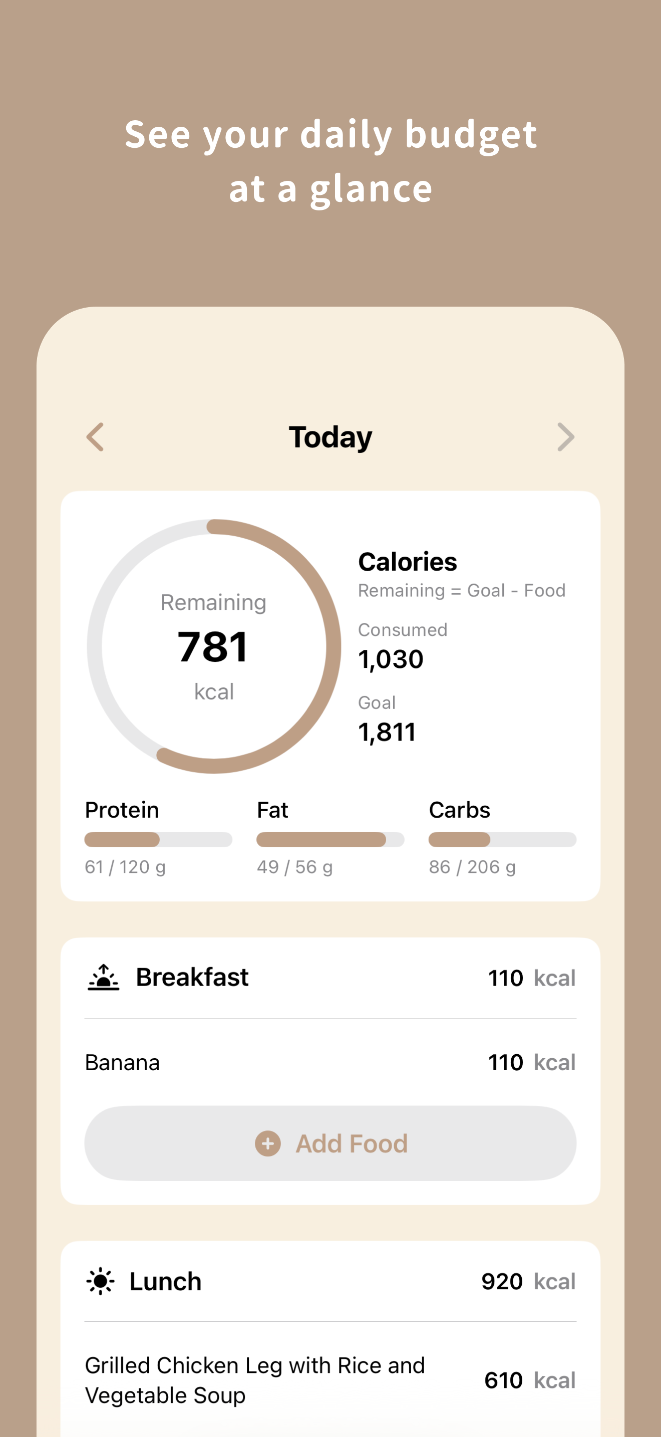 BudgetCal — AI Calorie Log gallery image