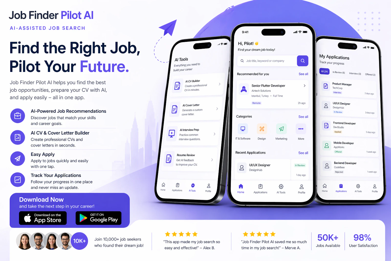 Job Finder Pilot AI screenshot 1