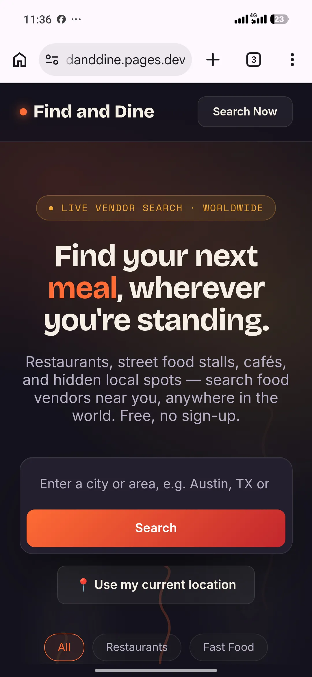 Find and Dine 