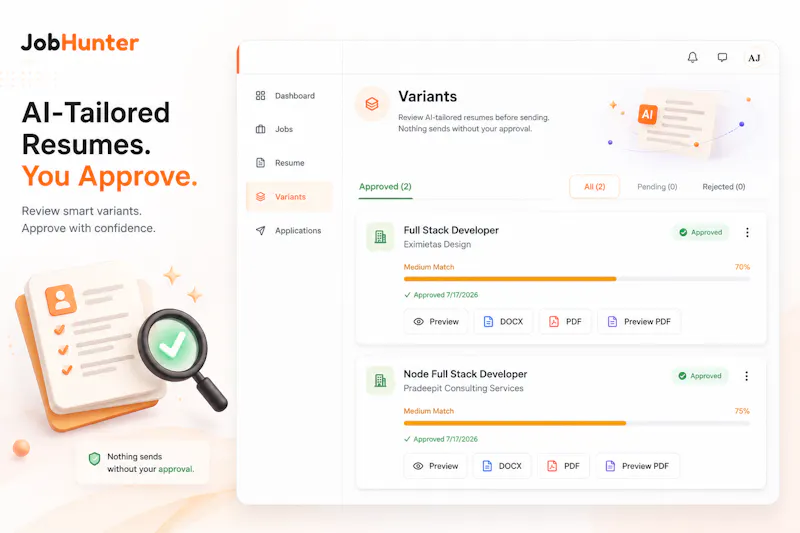 JobHunter screenshot 2