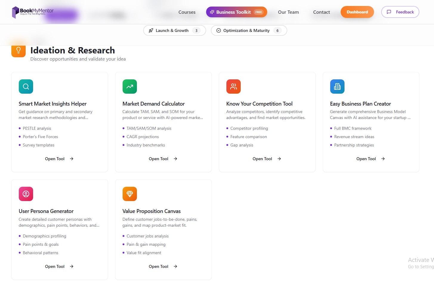 Book My Mentor - Screenshot 2 showing product features and functionality
