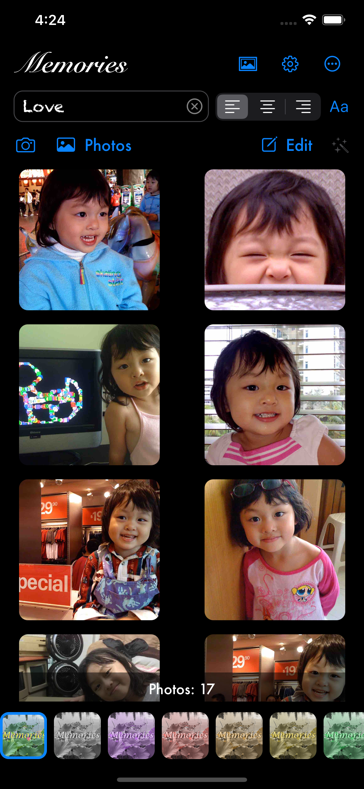 Memorie: widget fotografico media 2