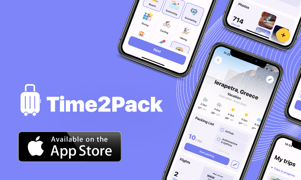 Time2Pack - Assistant de voyage media 1