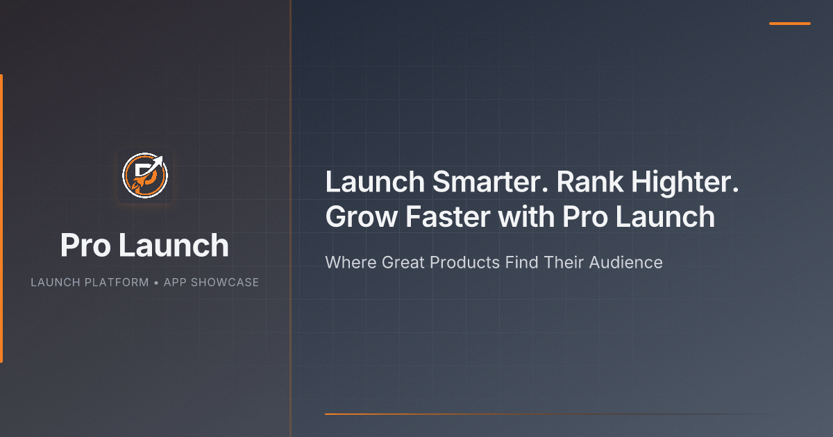 Pro Launch gallery image