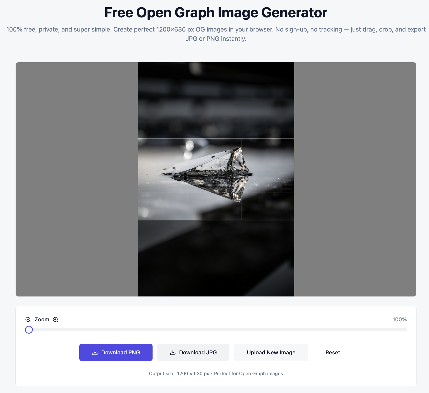 The simplest OG image generator gallery image
