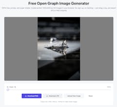 The simplest OG image generator gallery image