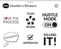 Hustler's Stickers media 2