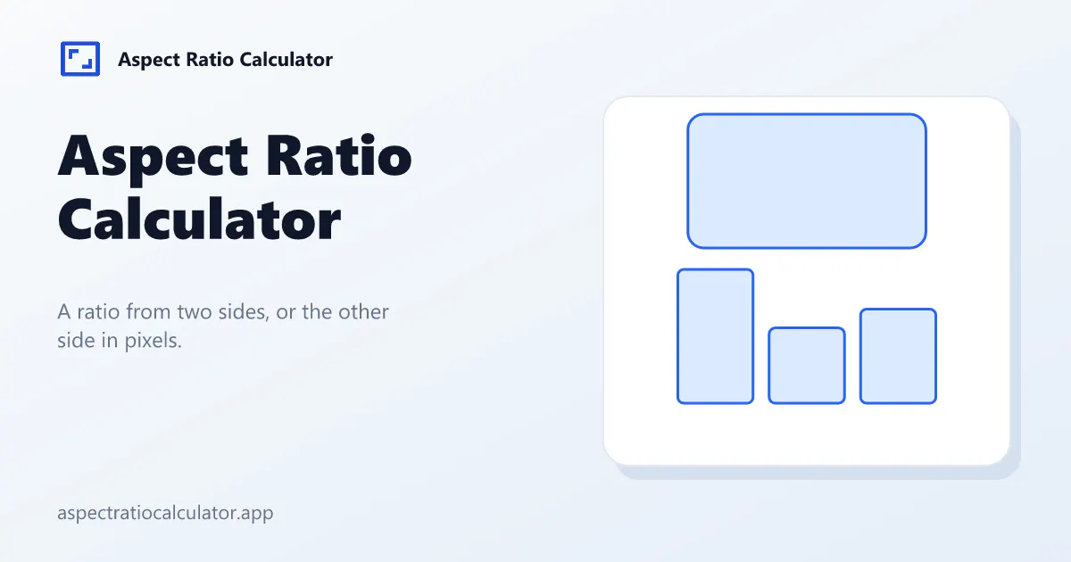 Aspect Ratio Calculator gallery image