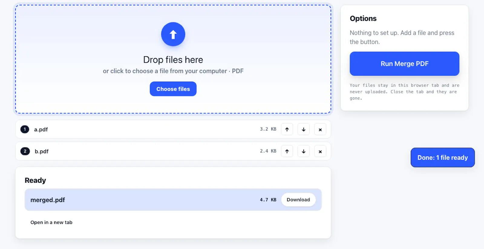 PrintxPDF screenshot 2