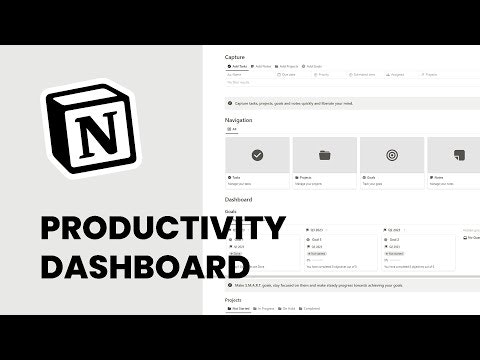 Notion Productivity Dashboard gallery image