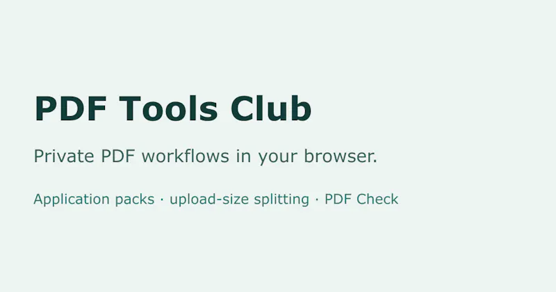 PDF Tools Club screenshot 1
