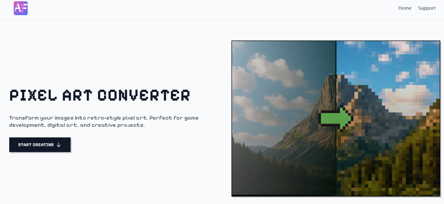Media Pixel Art Converter - Mengubah imej ke gaya piksel retro 2