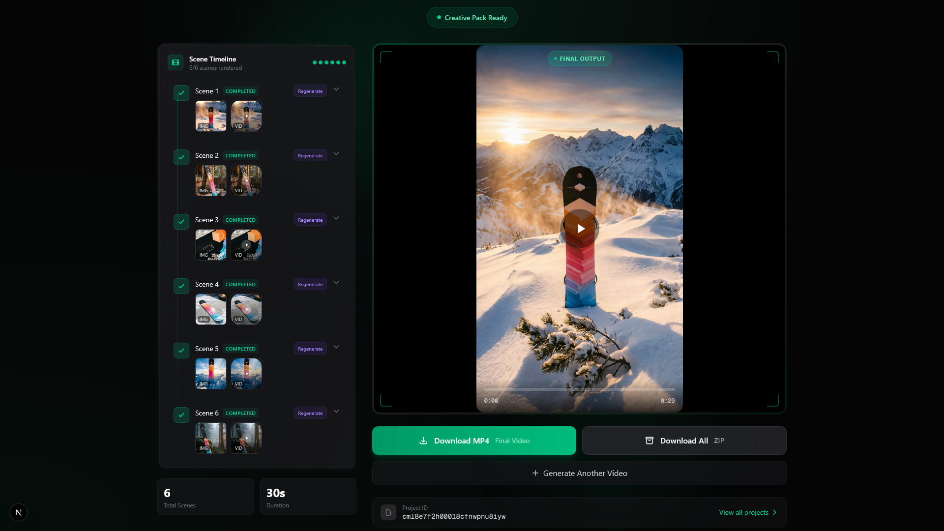 NextLevelApp: AI Product Ad Generator - Screenshot 3 showing product features and functionality