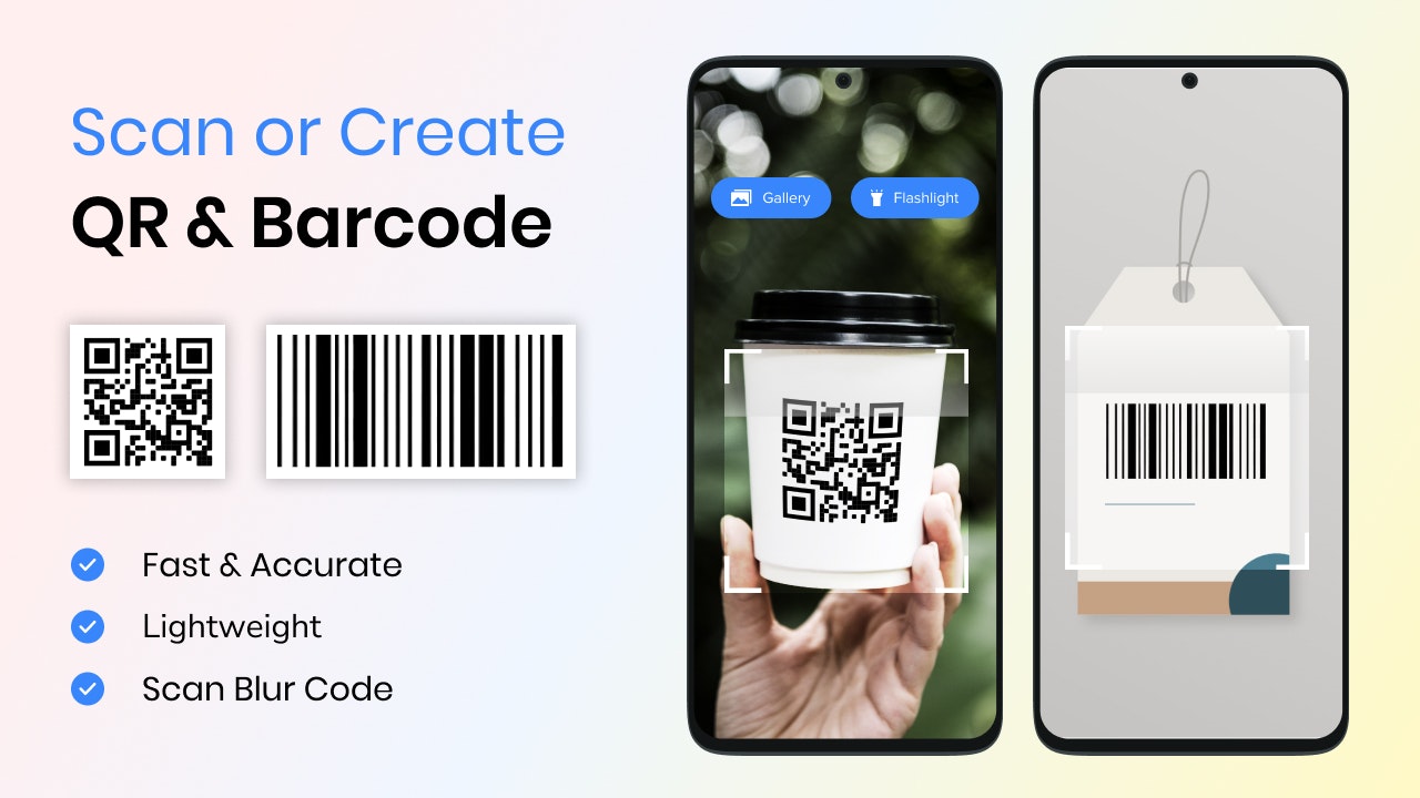 وسائط QR & barcode الماسح الضوئي 6