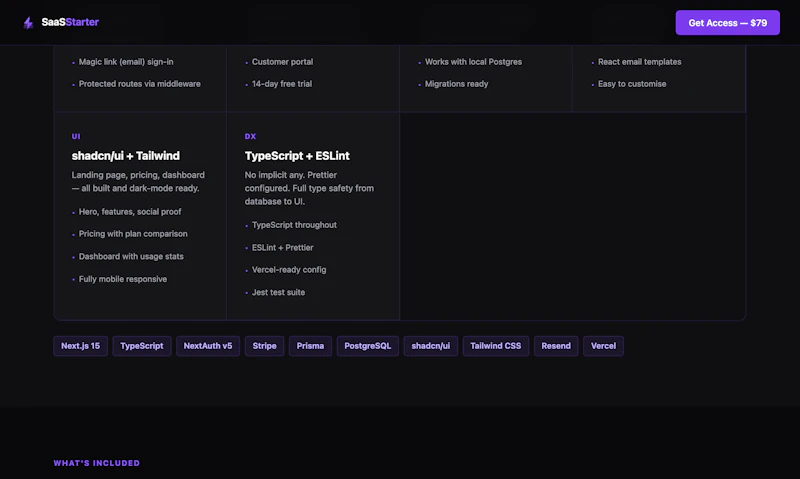 Next.js SaaS Boilerplate screenshot 2