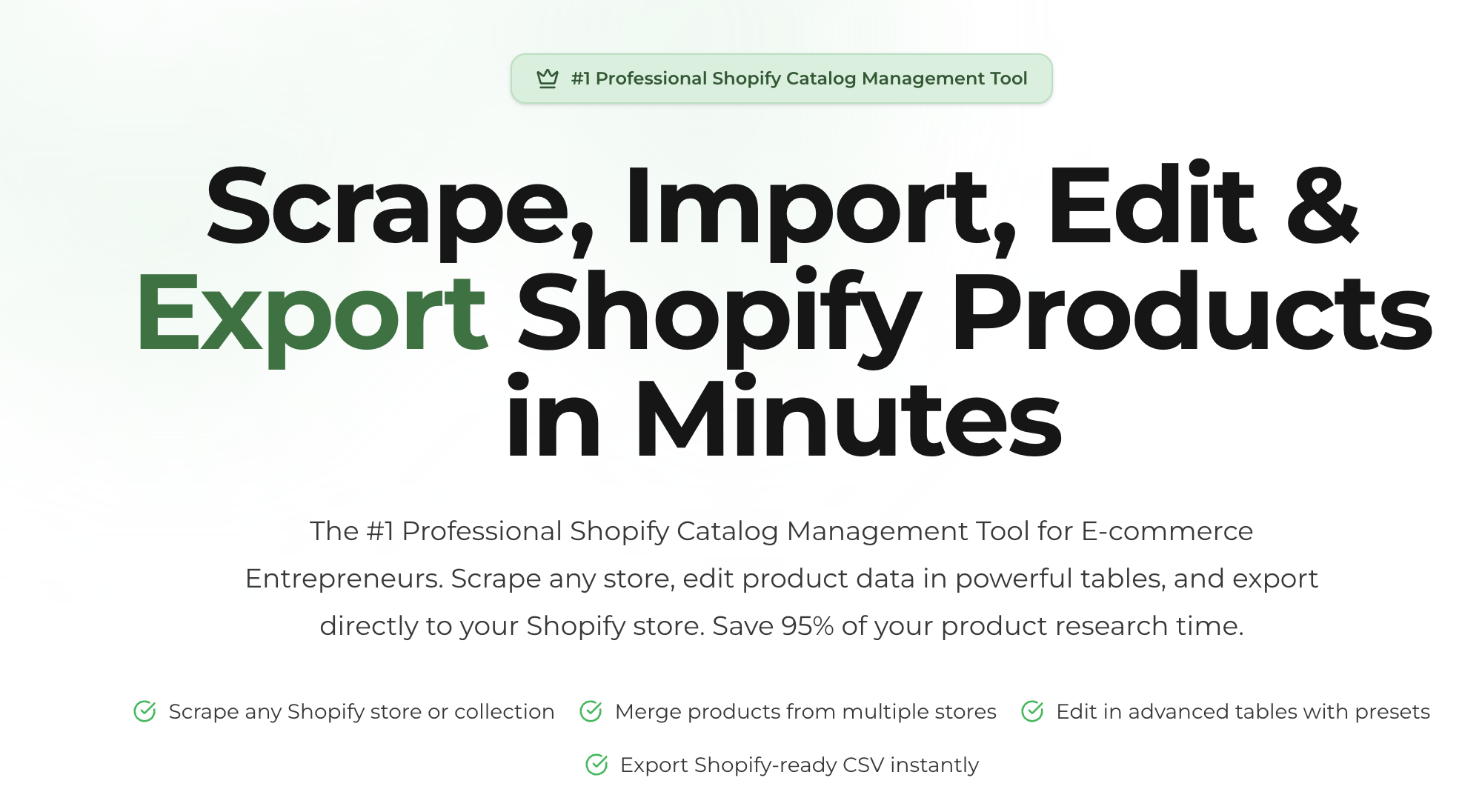 ShopifyMate - Main product screenshot demonstrating key features and user interface
