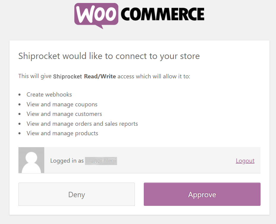 Shiprocket For Woocommerce gallery image