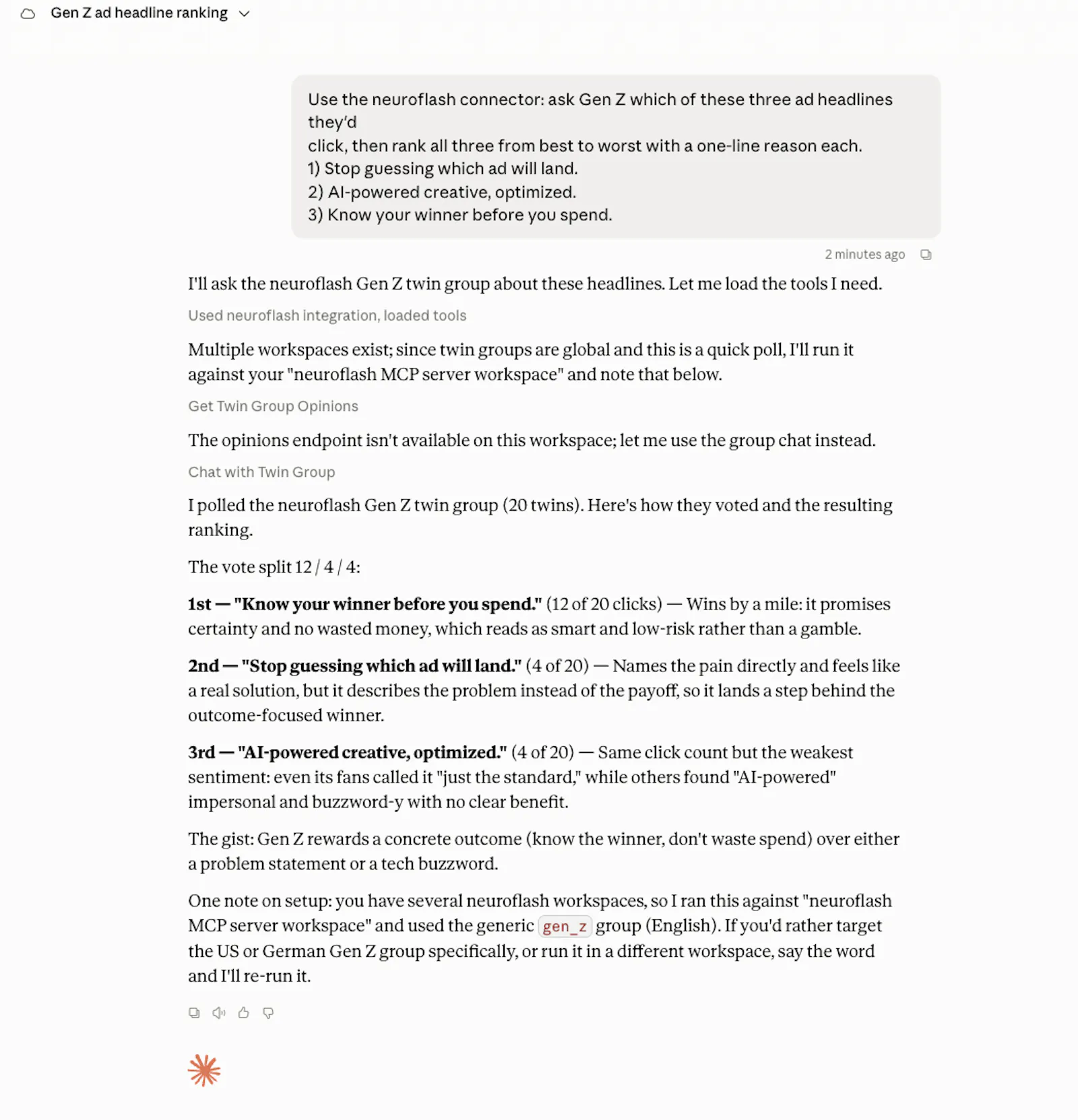 neuroflash MCP screenshot 5
