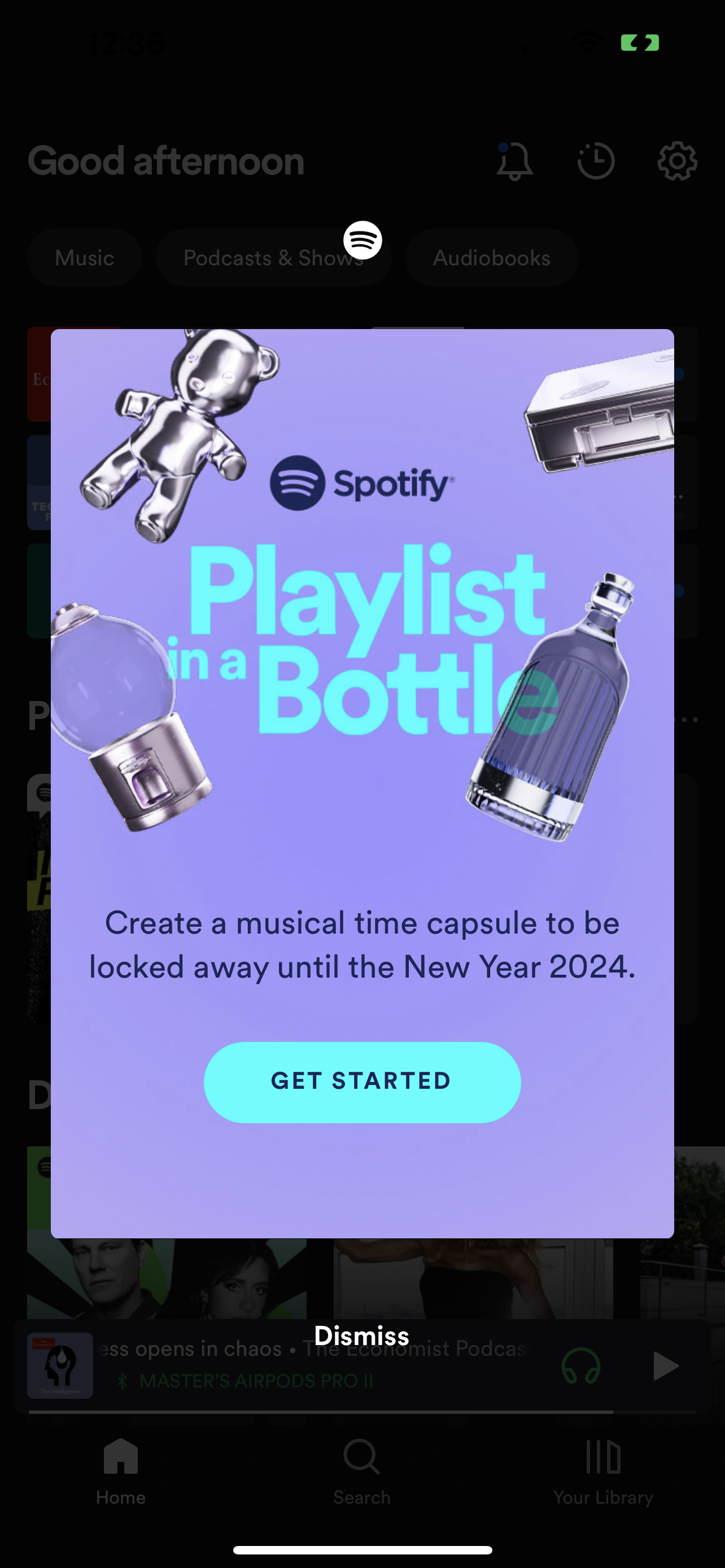 เพลย์ลิสต์ในขวดโดย Spotify - ส่งแคปซูลเวลาดนตรีในอนาคตของคุณ media 3