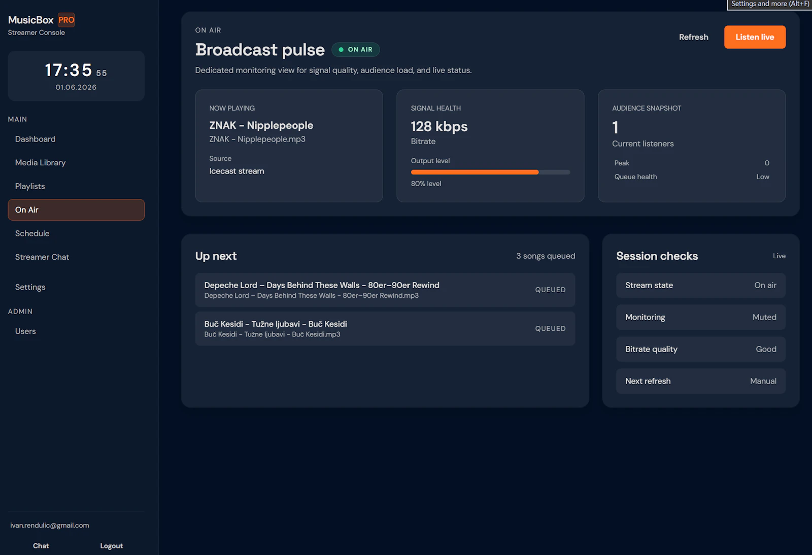 MusicBox screenshot 2