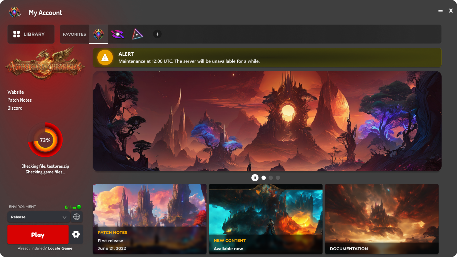 Game Launcher Cloud - Screenshot 4 showing product features and functionality