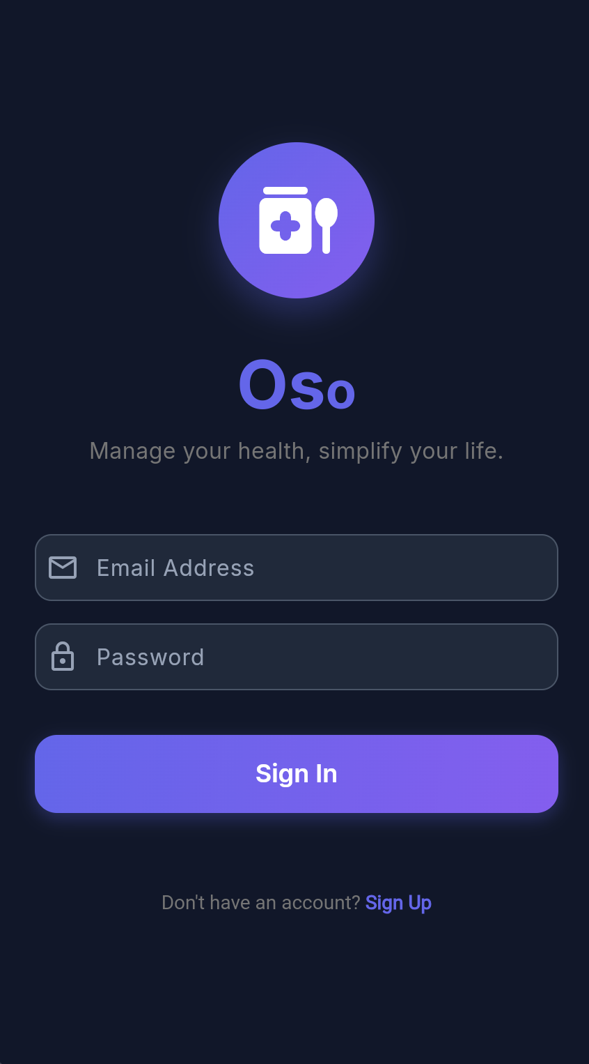 Oso Health - Main product screenshot demonstrating key features and user interface